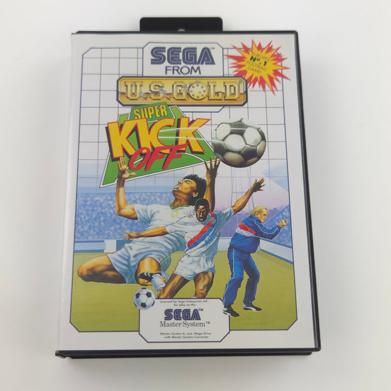 Sega Master System Spiel : Super Kick Off - MS Modul Anleitung OVP PAL