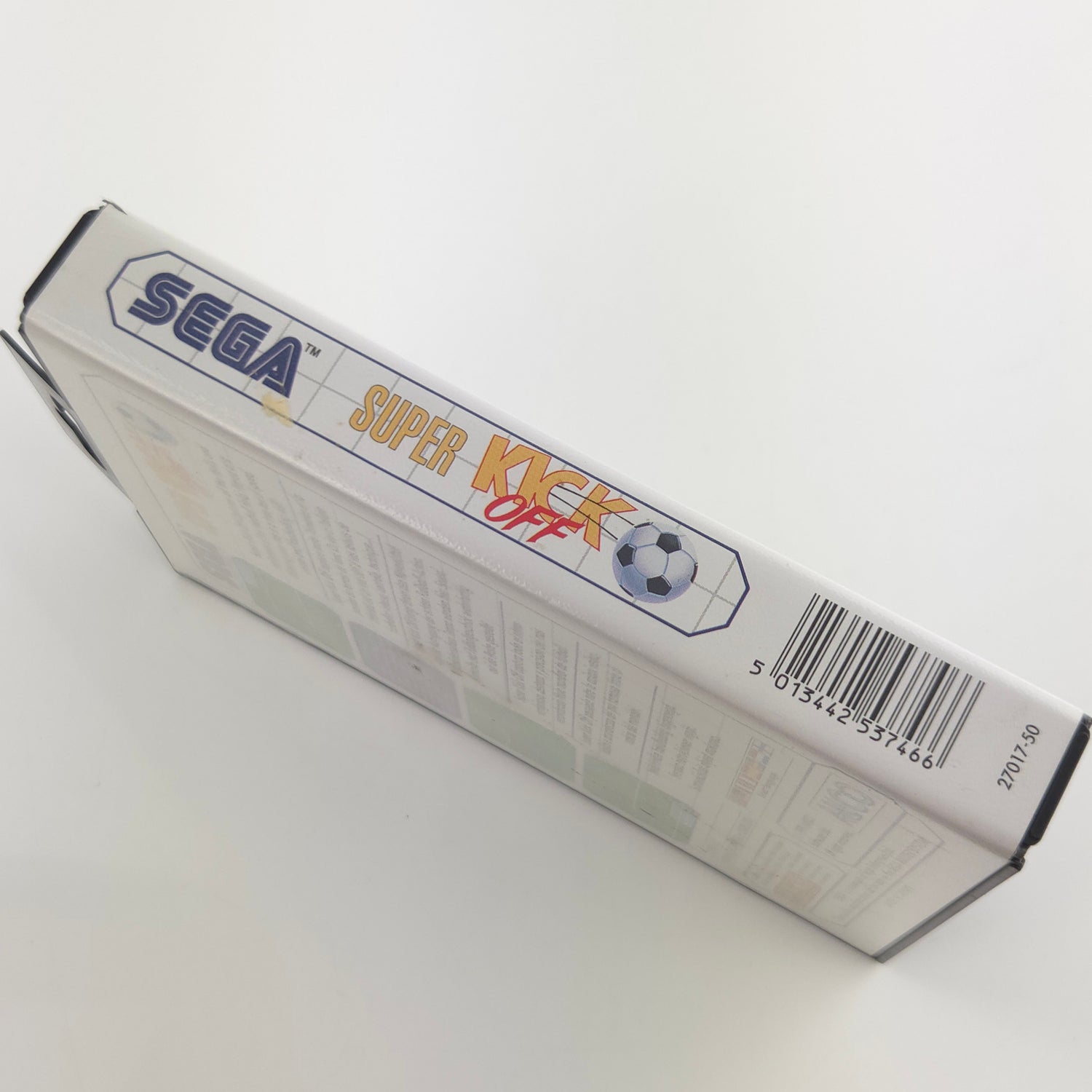 Sega Master System Spiel : Super Kick Off - MS Modul Anleitung OVP PAL