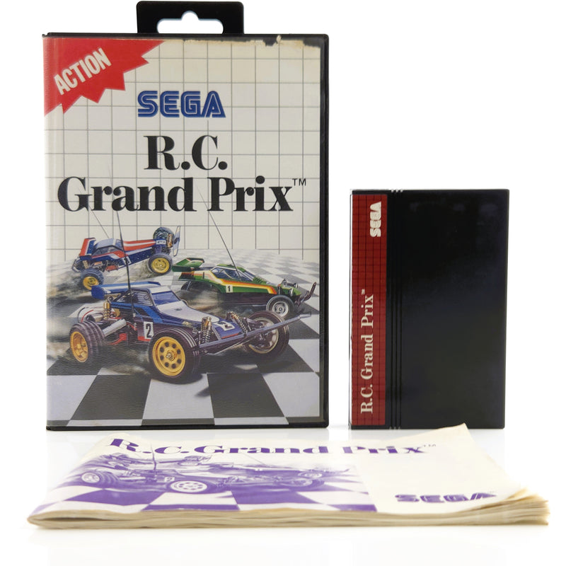 Sega Master System Spiel : R.C. Grand Prix - MS Modul Anleitung OVP PAL
