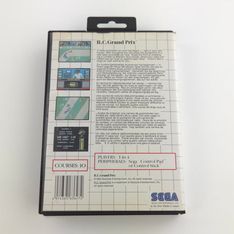 Sega Master System Spiel : R.C. Grand Prix - MS Modul Anleitung OVP PAL