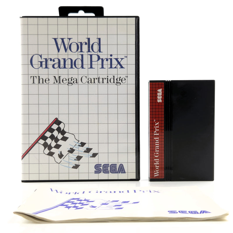 Sega Master System Spiel : World Grand Prix - MS Modul Anleitung OVP PAL