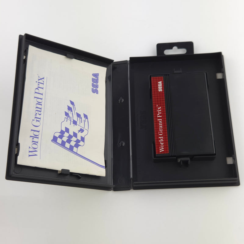 Sega Master System Spiel : World Grand Prix - MS Modul Anleitung OVP PAL