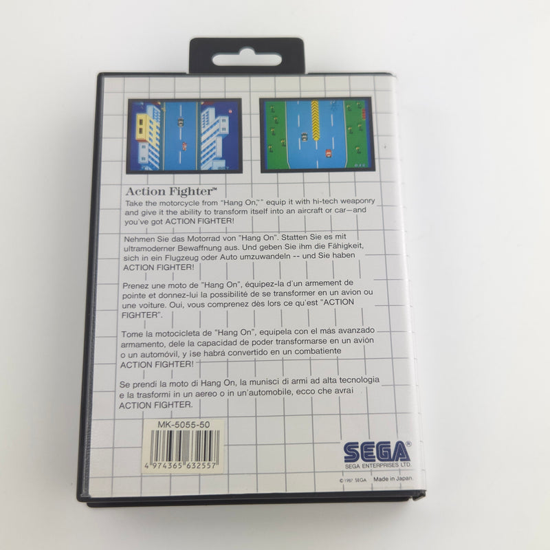 Sega Master System Spiel : Action Fighter - MS Modul Anleitung OVP PAL