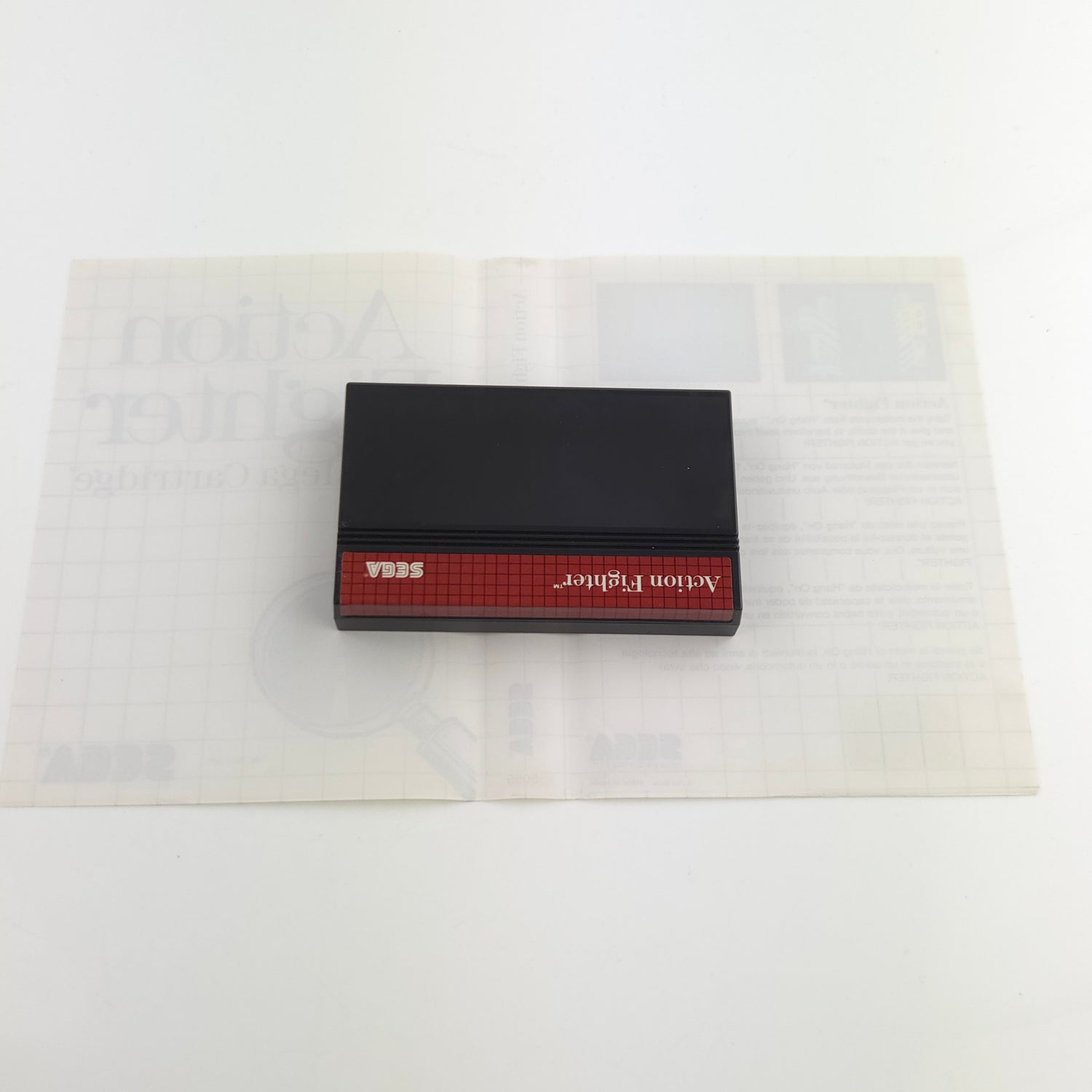 Sega Master System Spiel : Action Fighter - MS Modul Anleitung OVP PAL