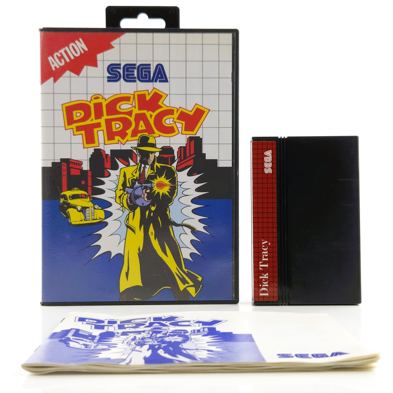 Sega Master System Spiel : Dick Tracy - MS Modul Anleitung OVP PAL