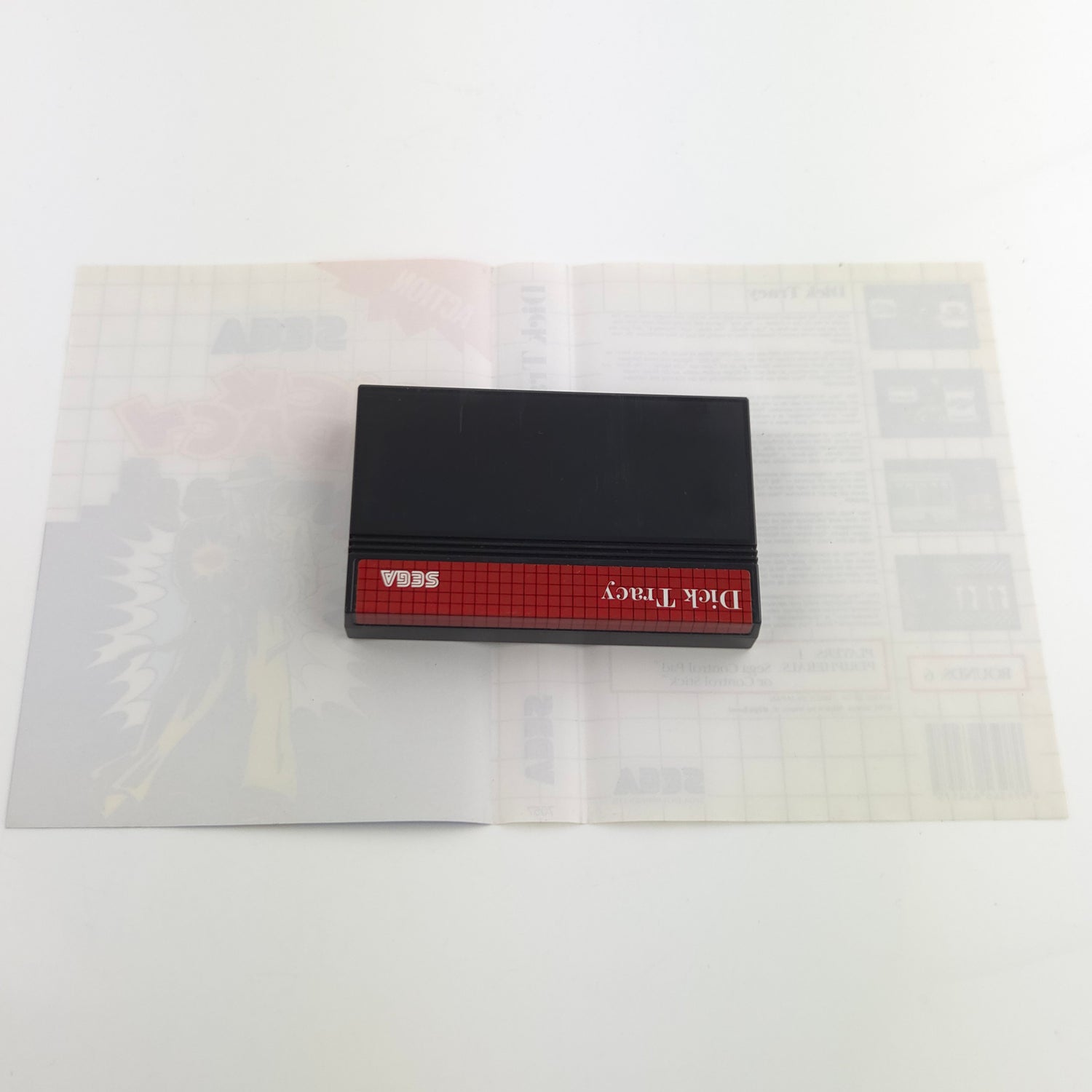Sega Master System Spiel : Dick Tracy - MS Modul Anleitung OVP PAL
