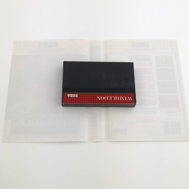 Sega Master System Spiel : Wimbledon Tennis - MS Modul Anleitung OVP PAL