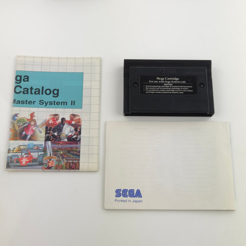Sega Master System Spiel : Wimbledon Tennis - MS Modul Anleitung OVP PAL
