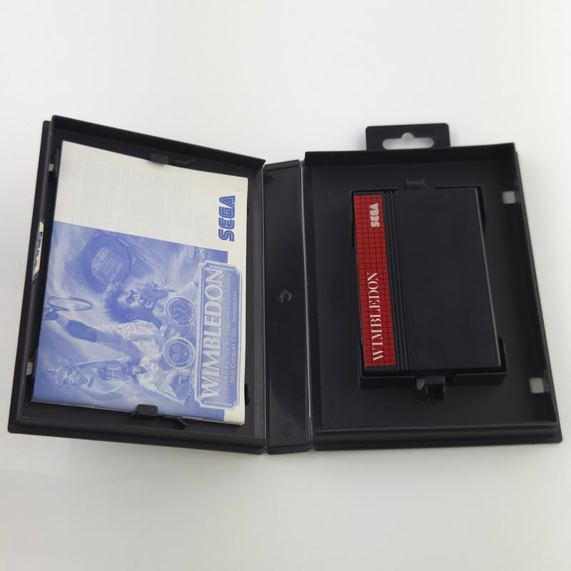 Sega Master System Spiel : Wimbledon Tennis - MS Modul Anleitung OVP PAL