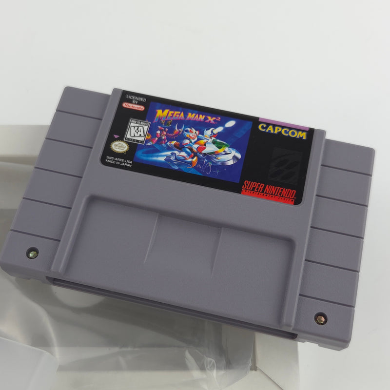 Super Nintendo Spiel : Mega Man X2 - NTSC-U/C USA Version OVP Megaman SNES CIB