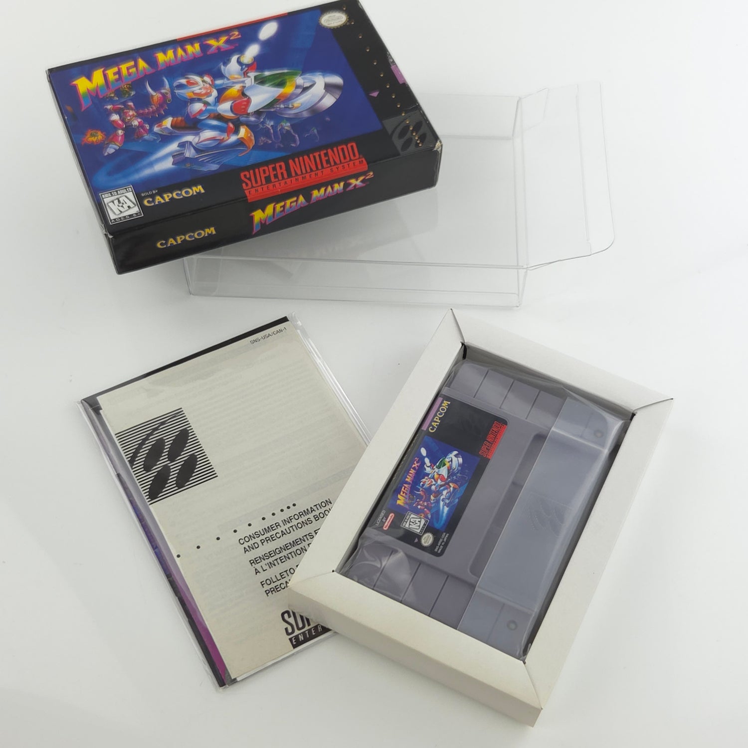 Super Nintendo Spiel : Mega Man X2 - NTSC-U/C USA Version OVP Megaman SNES CIB