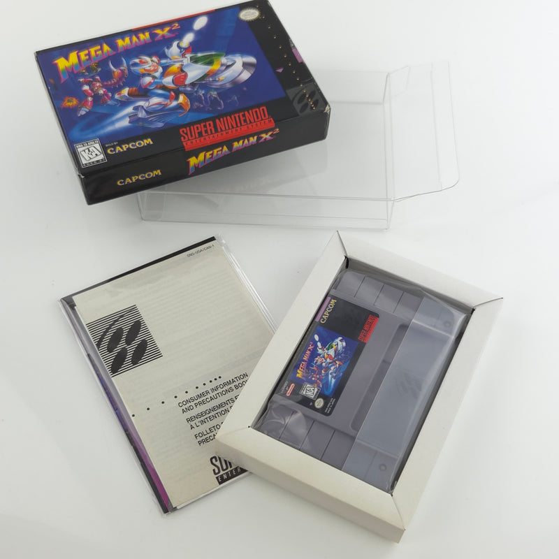 Super Nintendo Spiel : Mega Man X2 - NTSC-U/C USA Version OVP Megaman SNES CIB