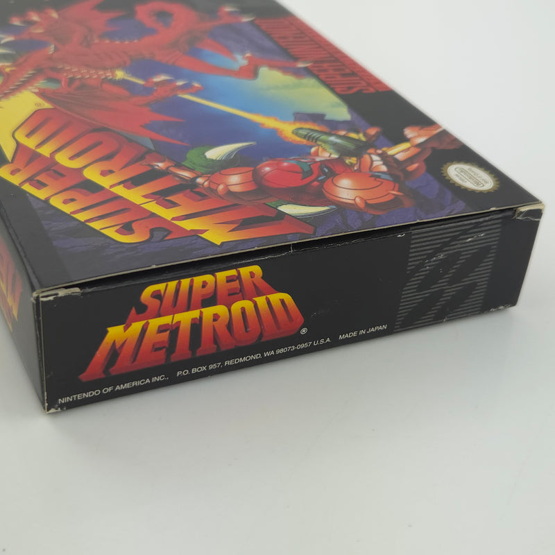 Super Nintendo Spiel : Super Metroid - NTSC-U/C USA Version OVP SNES CIB Samus