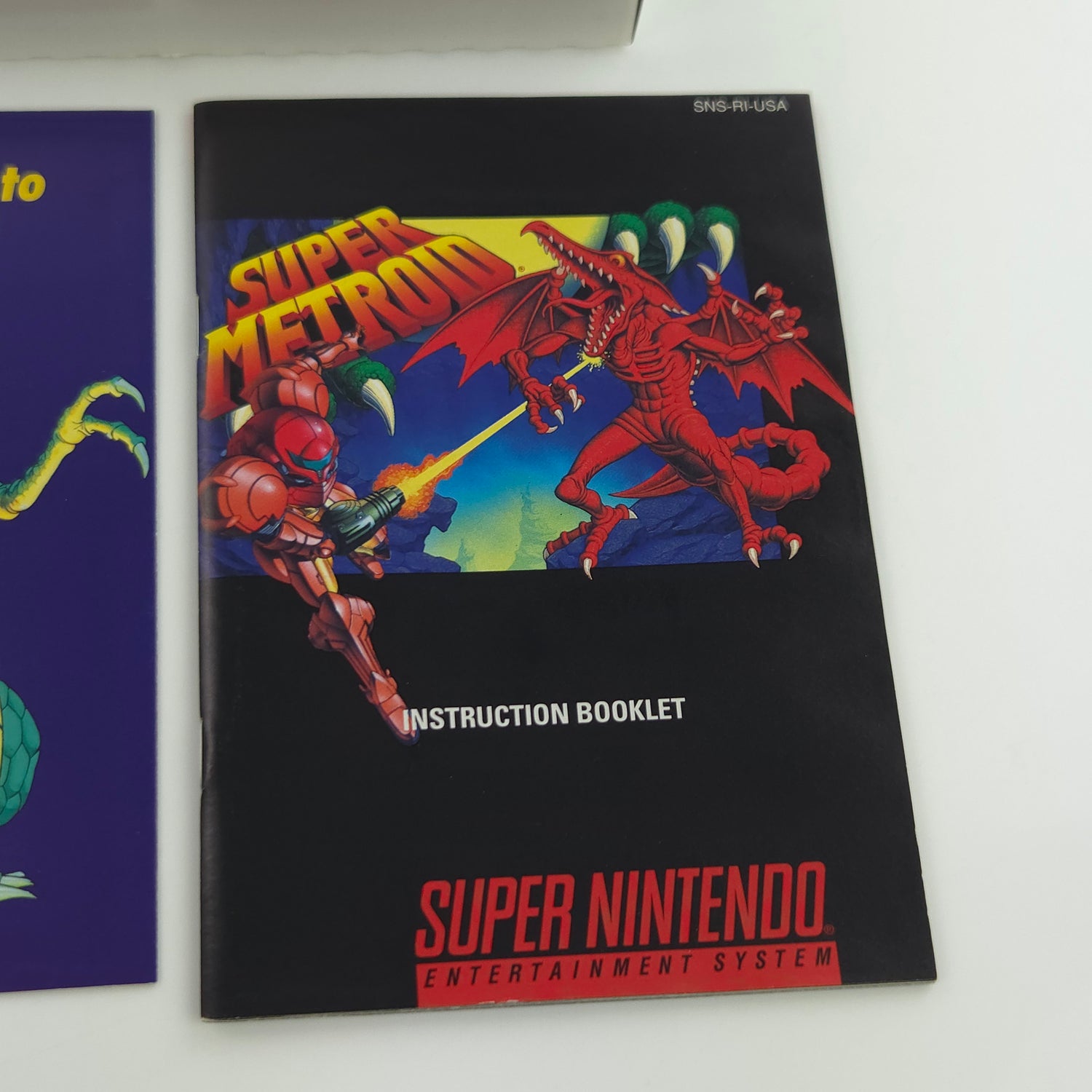 Super Nintendo Spiel : Super Metroid - NTSC-U/C USA Version OVP SNES CIB Samus
