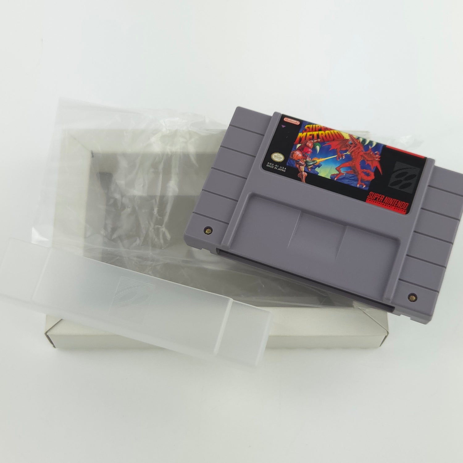 Super Nintendo Spiel : Super Metroid - NTSC-U/C USA Version OVP SNES CIB Samus