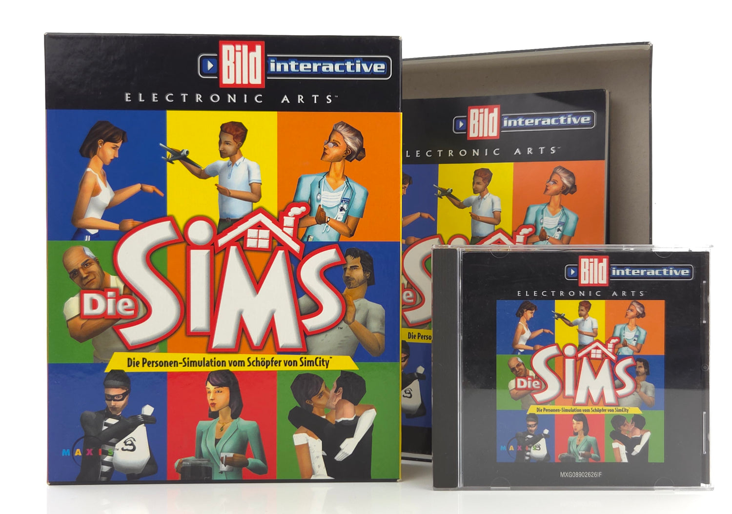 PC Spiel : Die Sims die Personen Simulation - Eurobox Big Box OVP Windows 95