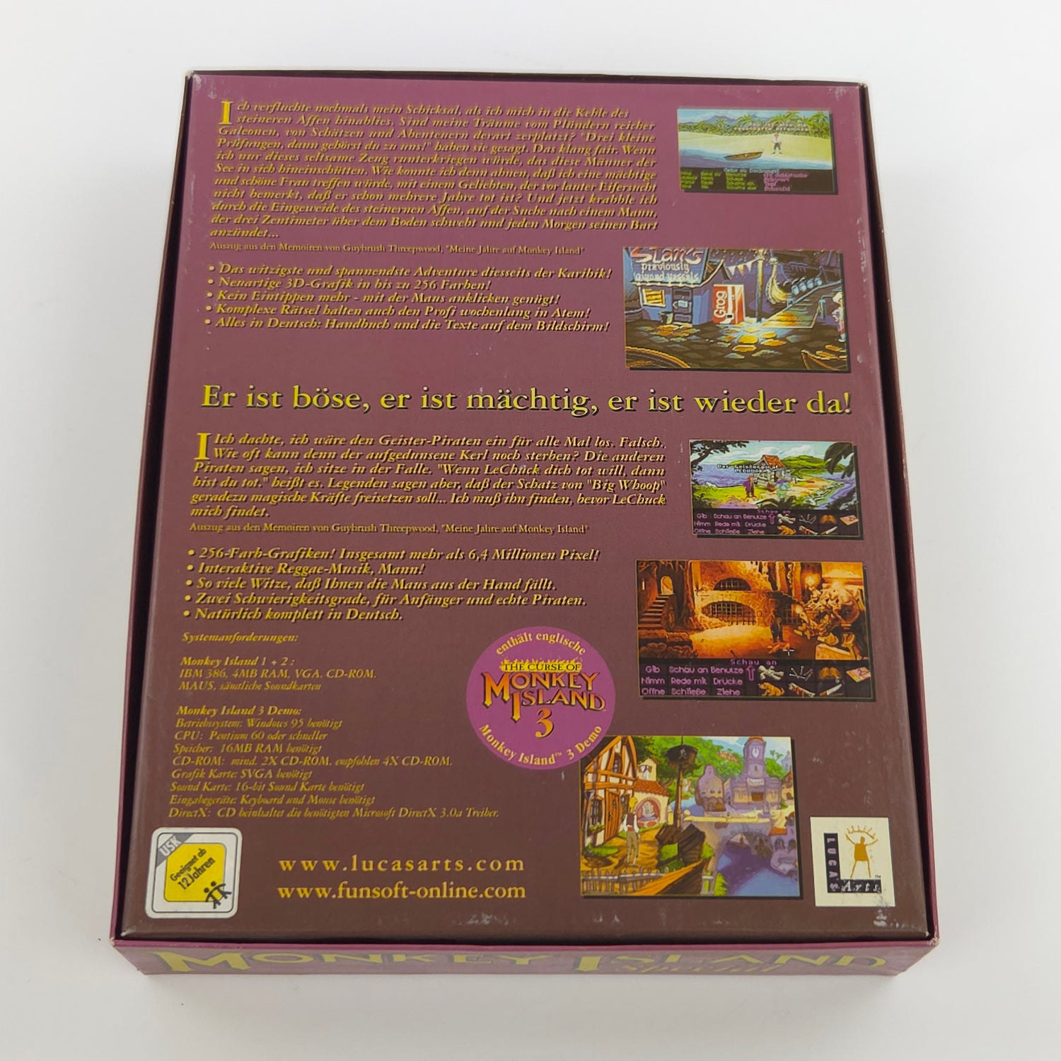 PC Spiel : Monkey Island Special - Eurobox Big Box OVP Windows 95