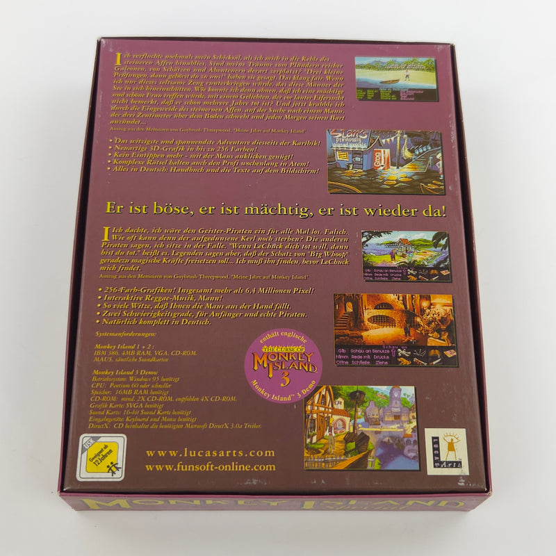 PC Spiel : Monkey Island Special - Eurobox Big Box OVP Windows 95