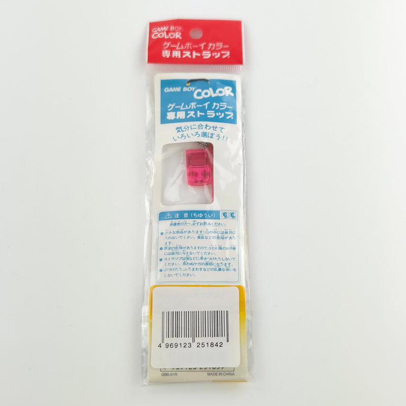 Nintendo Game Boy Color Zubehör : Handschlaufe / Wrist Strap in Rosa - NEU JAPAN