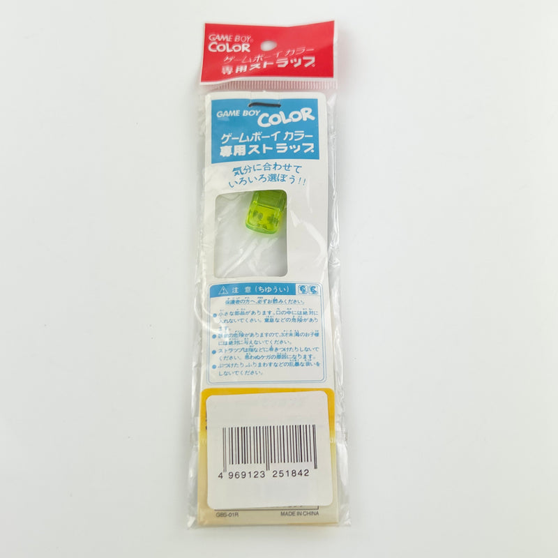 Nintendo Game Boy Color Zubehör : Handschlaufe / Wrist Strap in Grün - NEU JAPAN