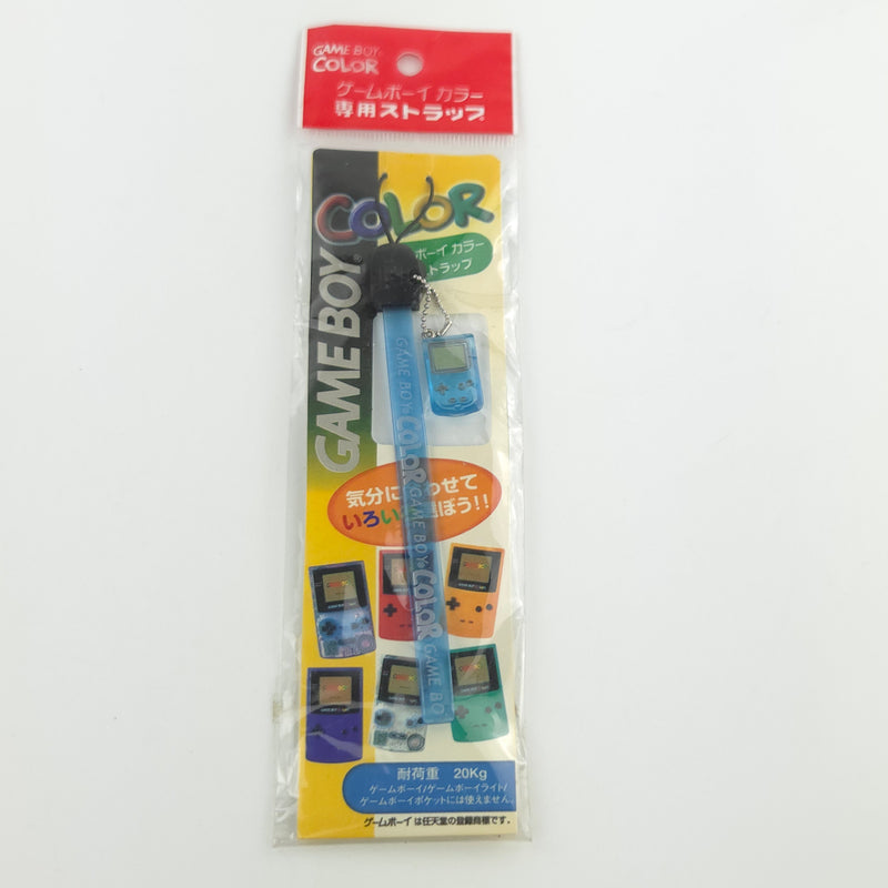 Nintendo Game Boy Color Zubehör : Handschlaufe / Wrist Strap in Blau - NEU JAPAN