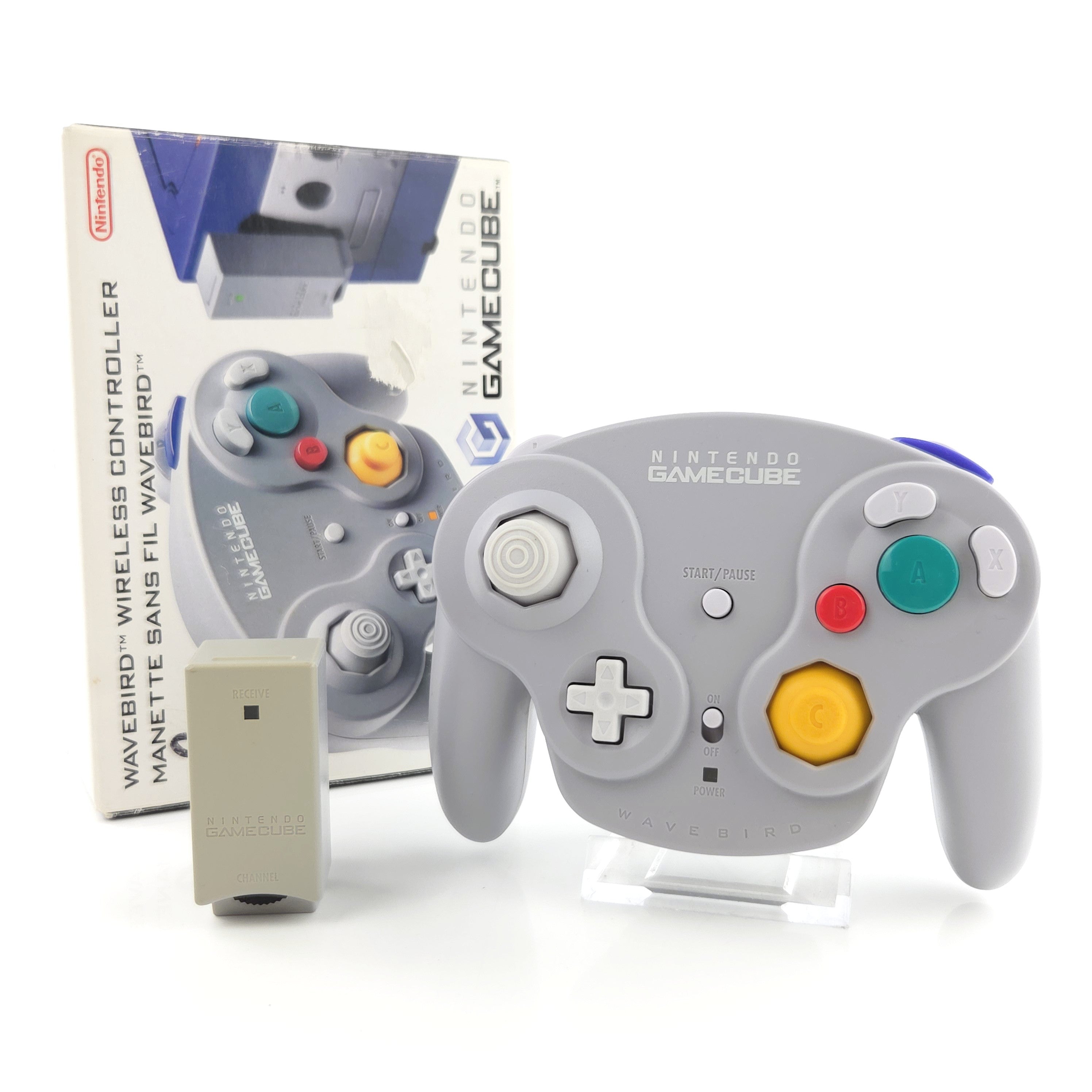 Nintendo Gamecube Zubehör : Wavebird Controller Funk Gamepad / Wireless OVP