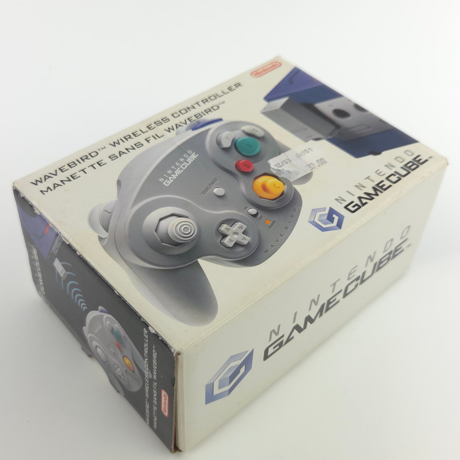 Nintendo Gamecube Zubehör : Wavebird Controller Funk Gamepad / Wireless OVP [2]