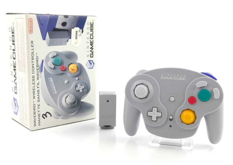 Nintendo Gamecube Zubehör : Wavebird Controller Funk Gamepad / Wireless OVP [3]