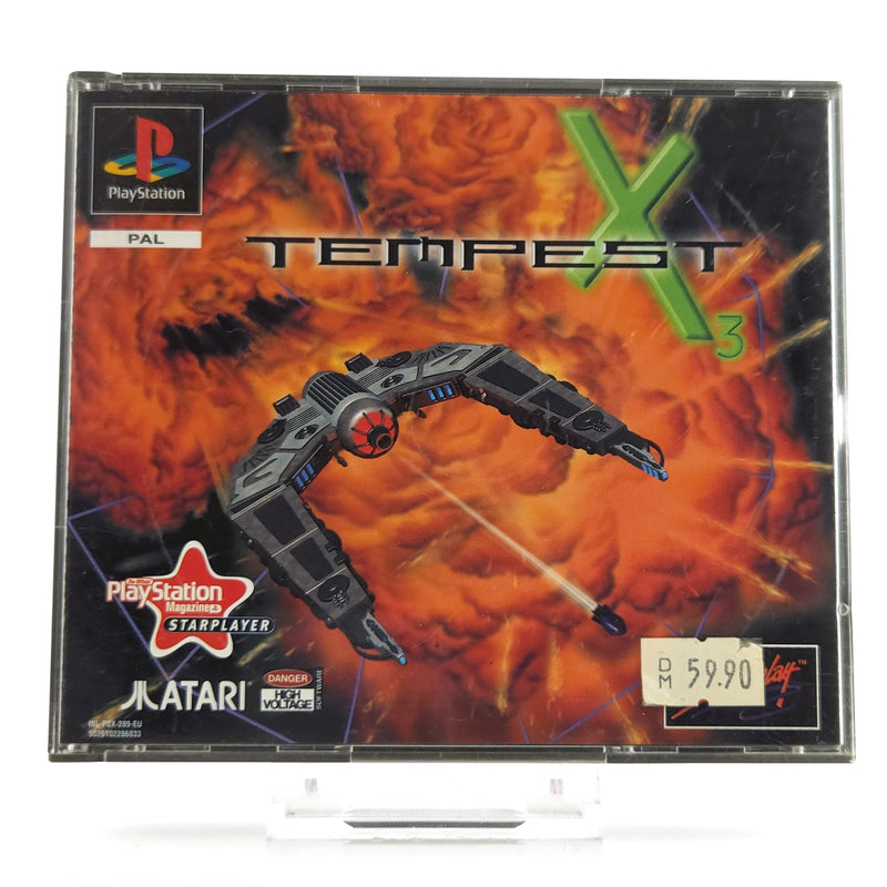 Sony Playstation 1 Spiel : Tempest X3 - PS1 Disk CD Anleitung OVP / PSone PAL