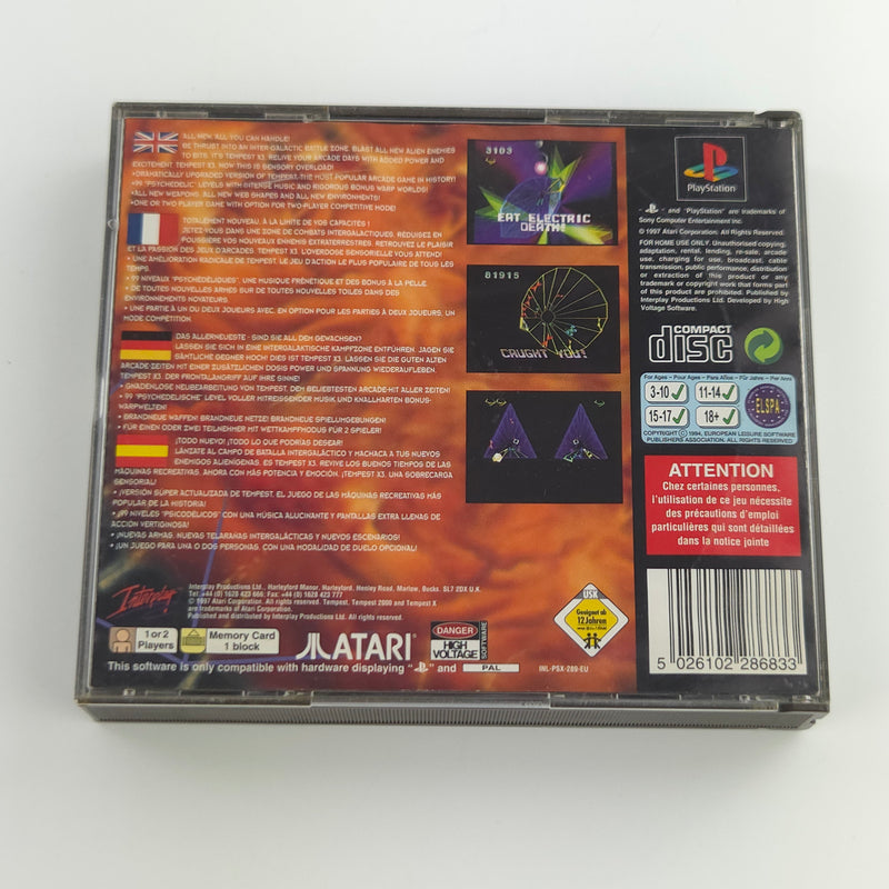 Sony Playstation 1 Spiel : Tempest X3 - PS1 Disk CD Anleitung OVP / PSone PAL