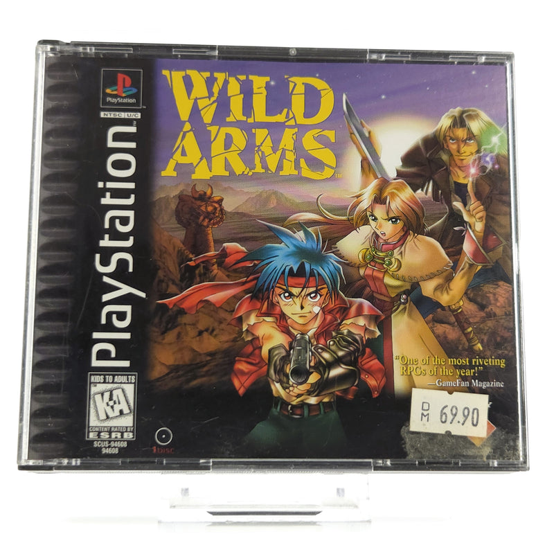 Sony Playstation 1 Spiel : Wild Arms - PS1 Disk CD Anleitung OVP / PSone USA