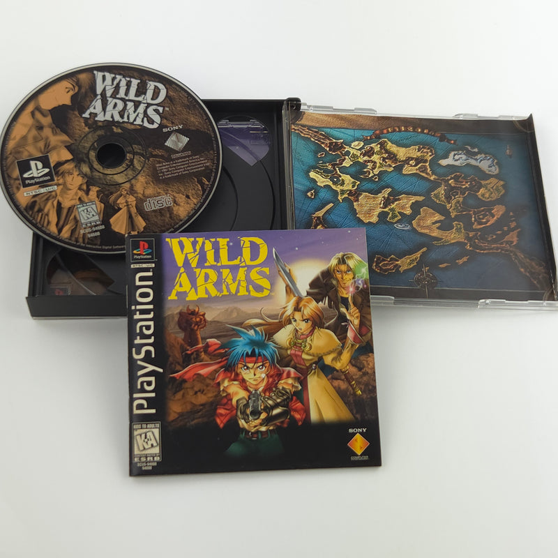 Sony Playstation 1 Spiel : Wild Arms - PS1 Disk CD Anleitung OVP / PSone USA