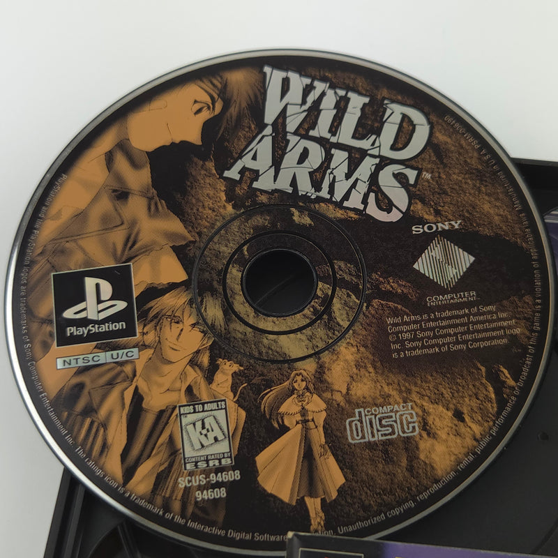 Sony Playstation 1 Spiel : Wild Arms - PS1 Disk CD Anleitung OVP / PSone USA