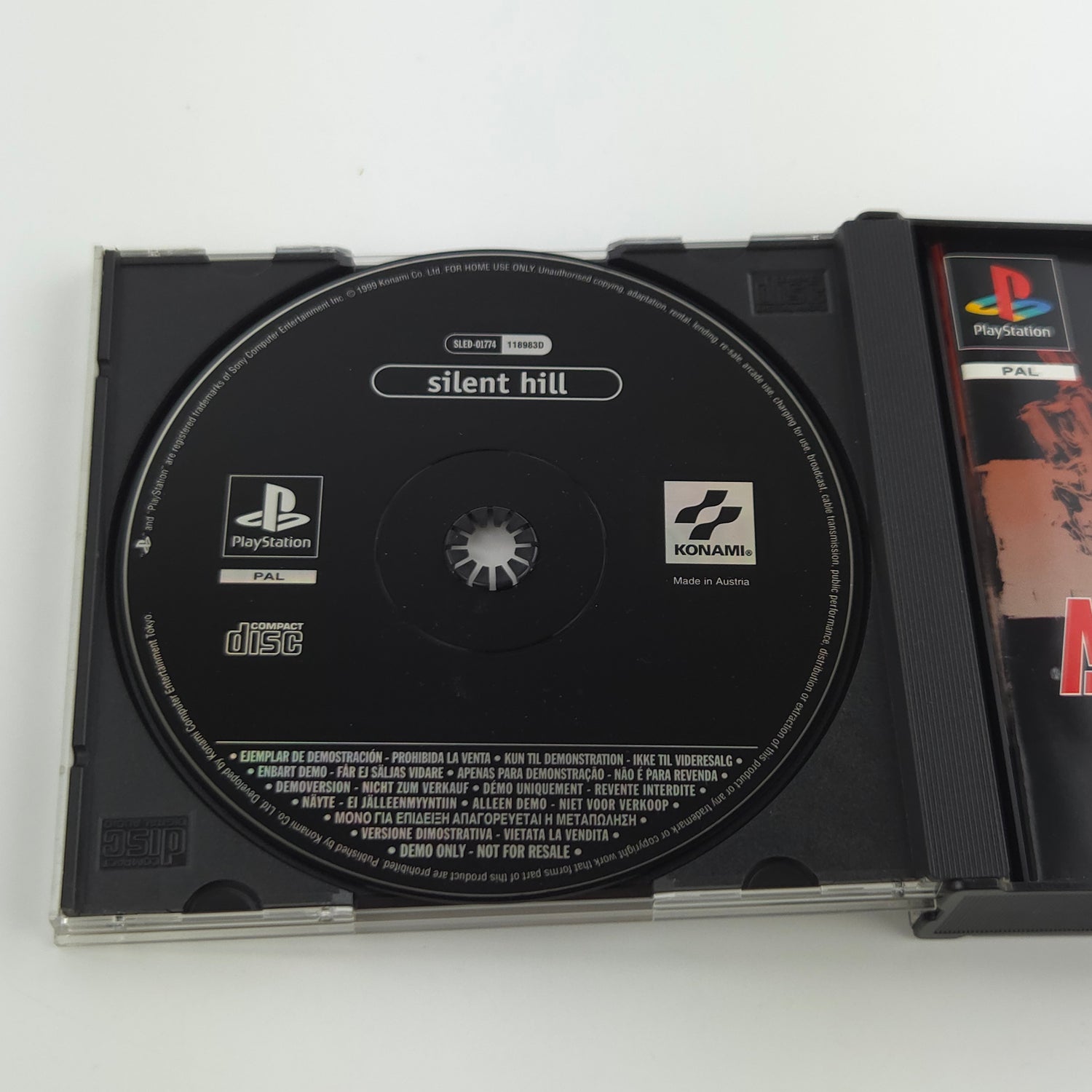 Sony Playstation 1 Spiel : Metal Gear Solid - unvollständig ohne CD1 / PS1 PAL