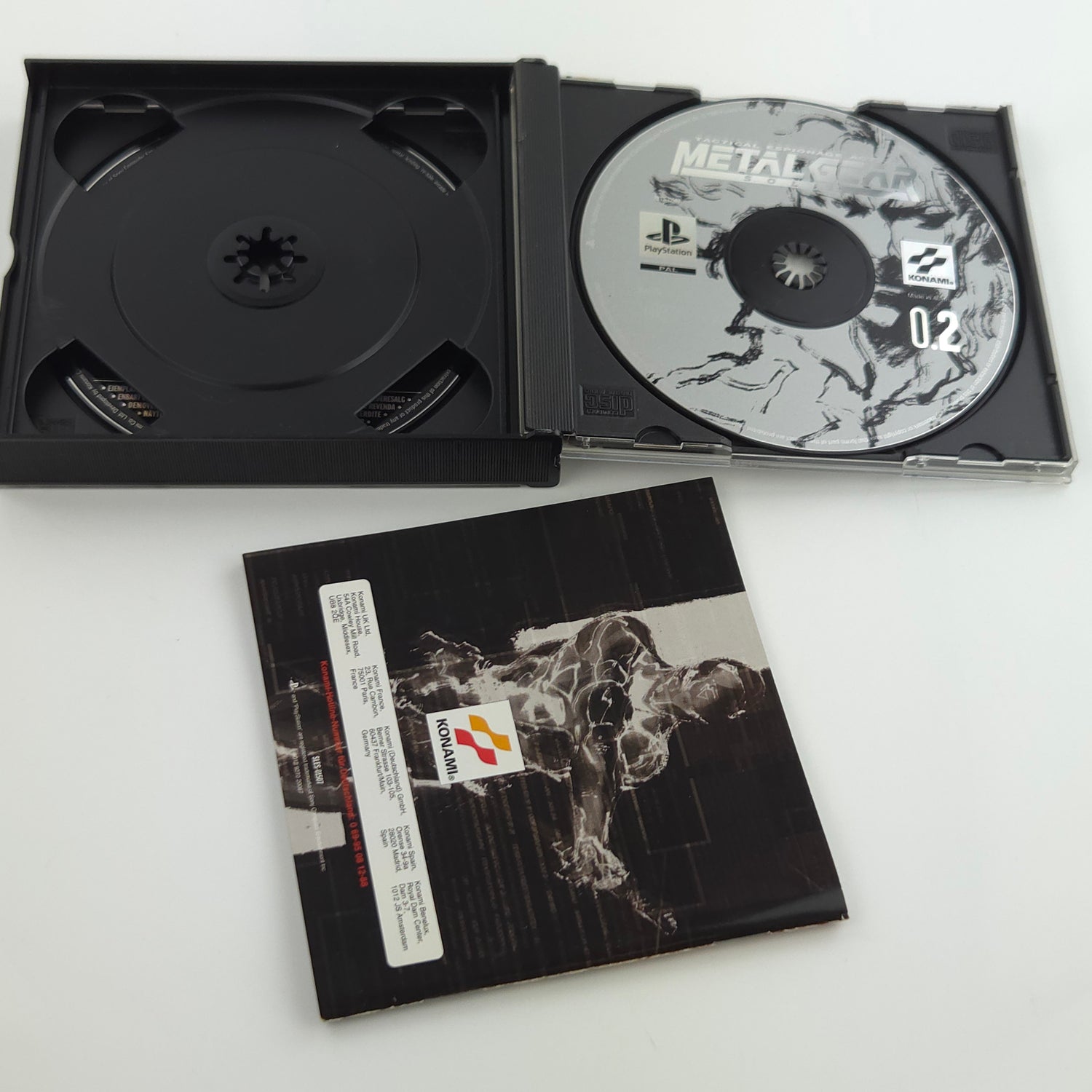 Sony Playstation 1 Spiel : Metal Gear Solid - unvollständig ohne CD1 / PS1 PAL
