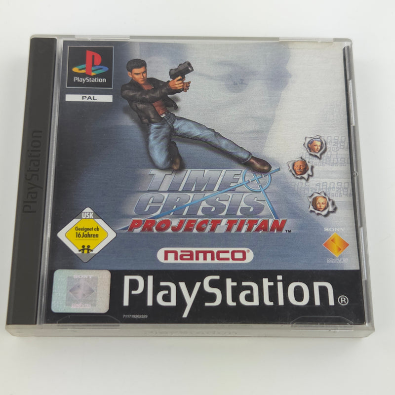 Sony Playstation 1 Spiel : Time Crisis Project Titan - CD Anleitung OVP PAL PS1