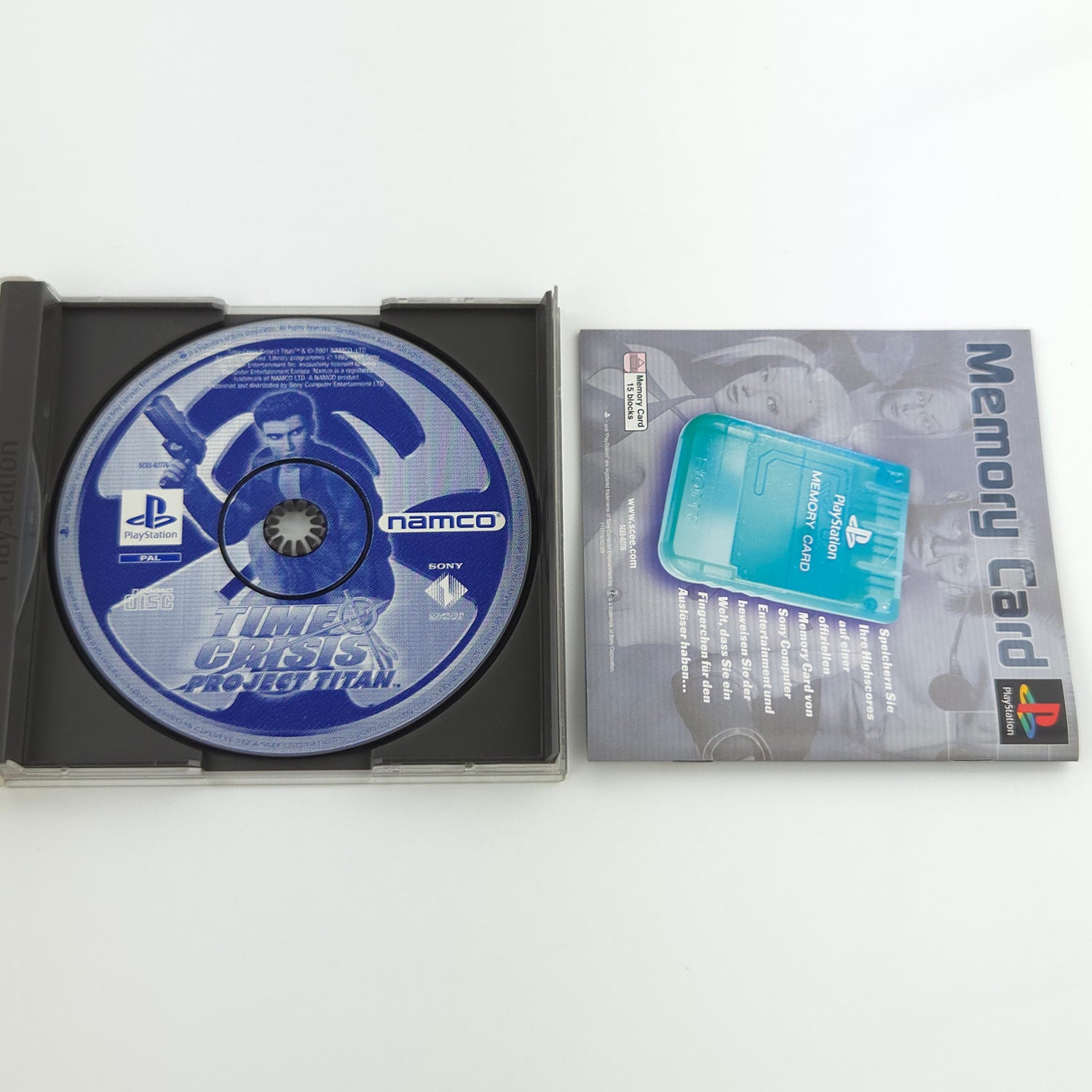 Sony Playstation 1 Spiel : Time Crisis Project Titan - CD Anleitung OVP PAL PS1