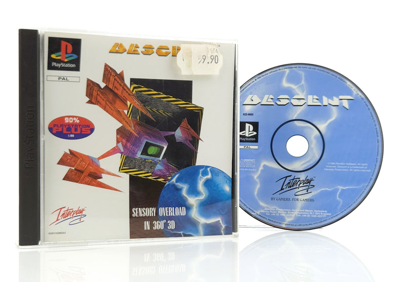 Sony Playstation 1 Spiel : Descent - PS1 PSX PAL Game / CD Disk OVP ohne Anl.