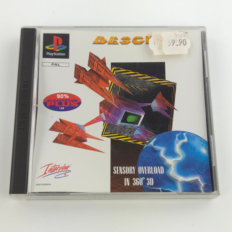 Sony Playstation 1 Spiel : Descent - PS1 PSX PAL Game / CD Disk OVP ohne Anl.