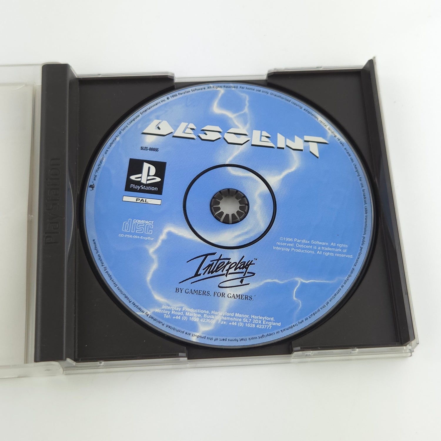 Sony Playstation 1 Spiel : Descent - PS1 PSX PAL Game / CD Disk OVP ohne Anl.
