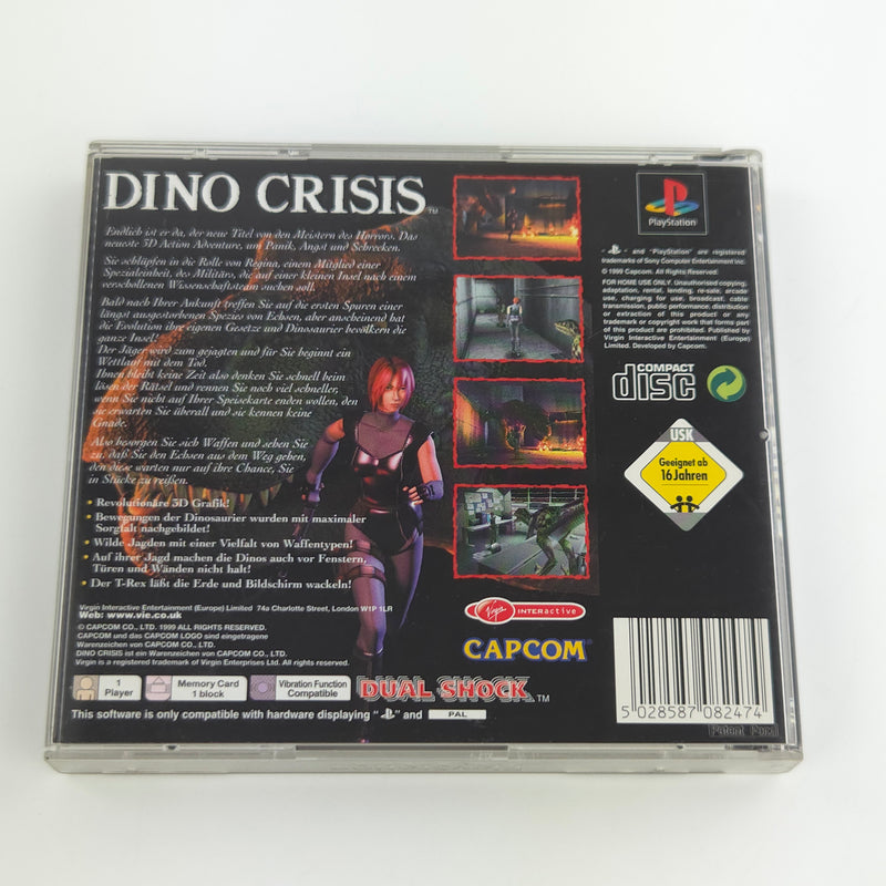 Sony Playstation 1 Spiel : Dino Crisis - PS1 PSX PAL Game / CD Disk OVP Anleit