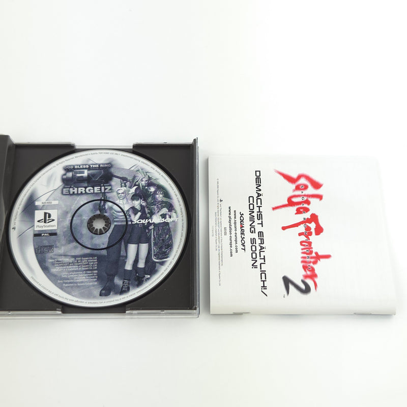Sony Playstation 1 Spiel : God Bless The Ring Ehrgeiz - PS1 CD Anleit OVP PAL