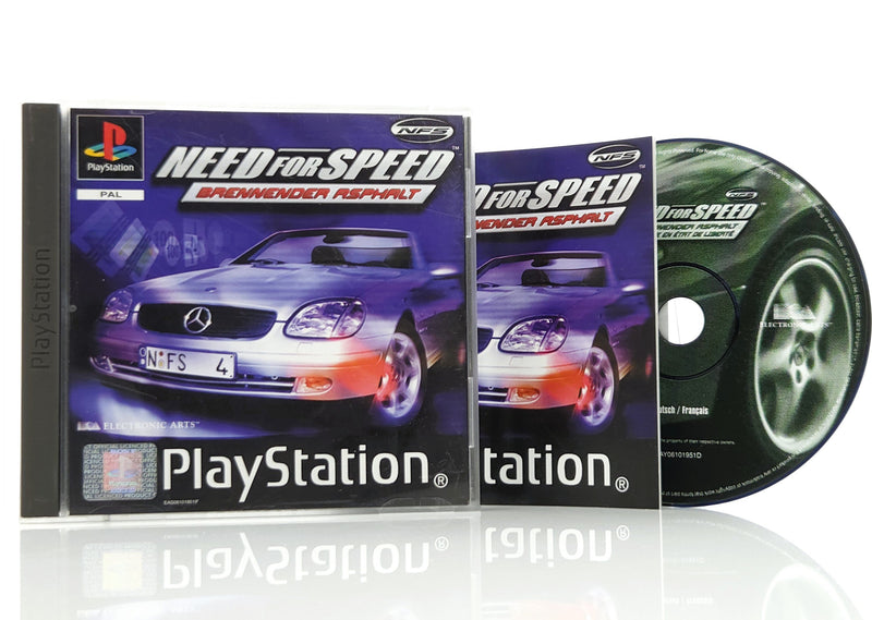 Sony Playstation 1 Spiel : Need for Speed Brennender Asphalt - PS1 Disk CD OVP