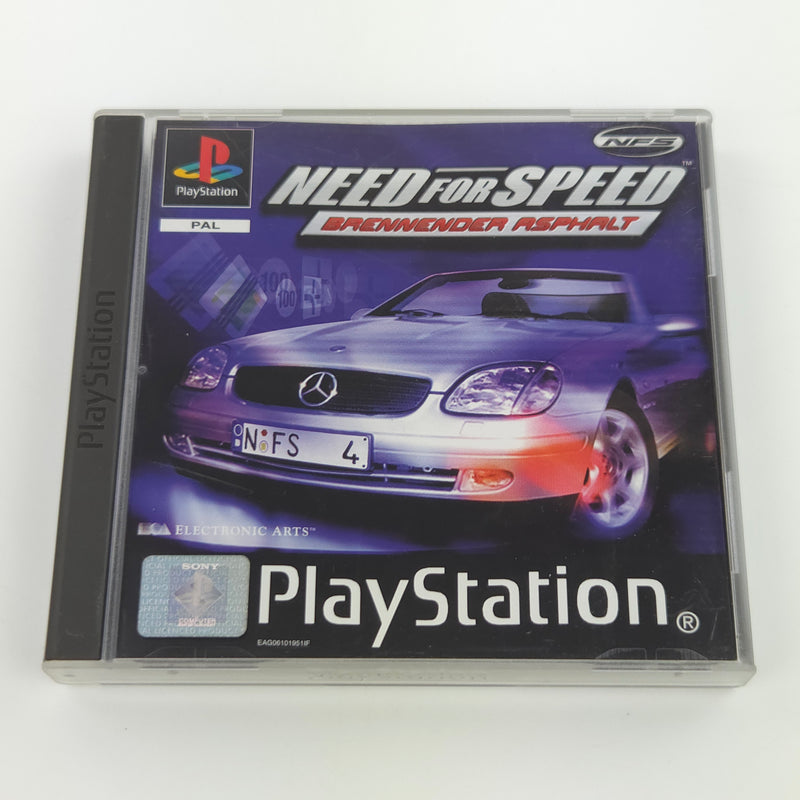Sony Playstation 1 Spiel : Need for Speed Brennender Asphalt - PS1 Disk CD OVP
