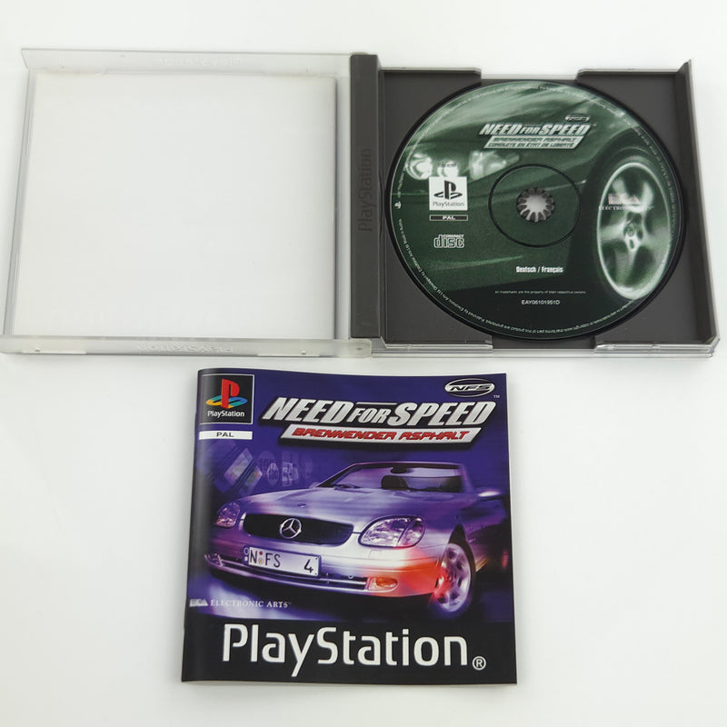 Sony Playstation 1 Spiel : Need for Speed Brennender Asphalt - PS1 Disk CD OVP