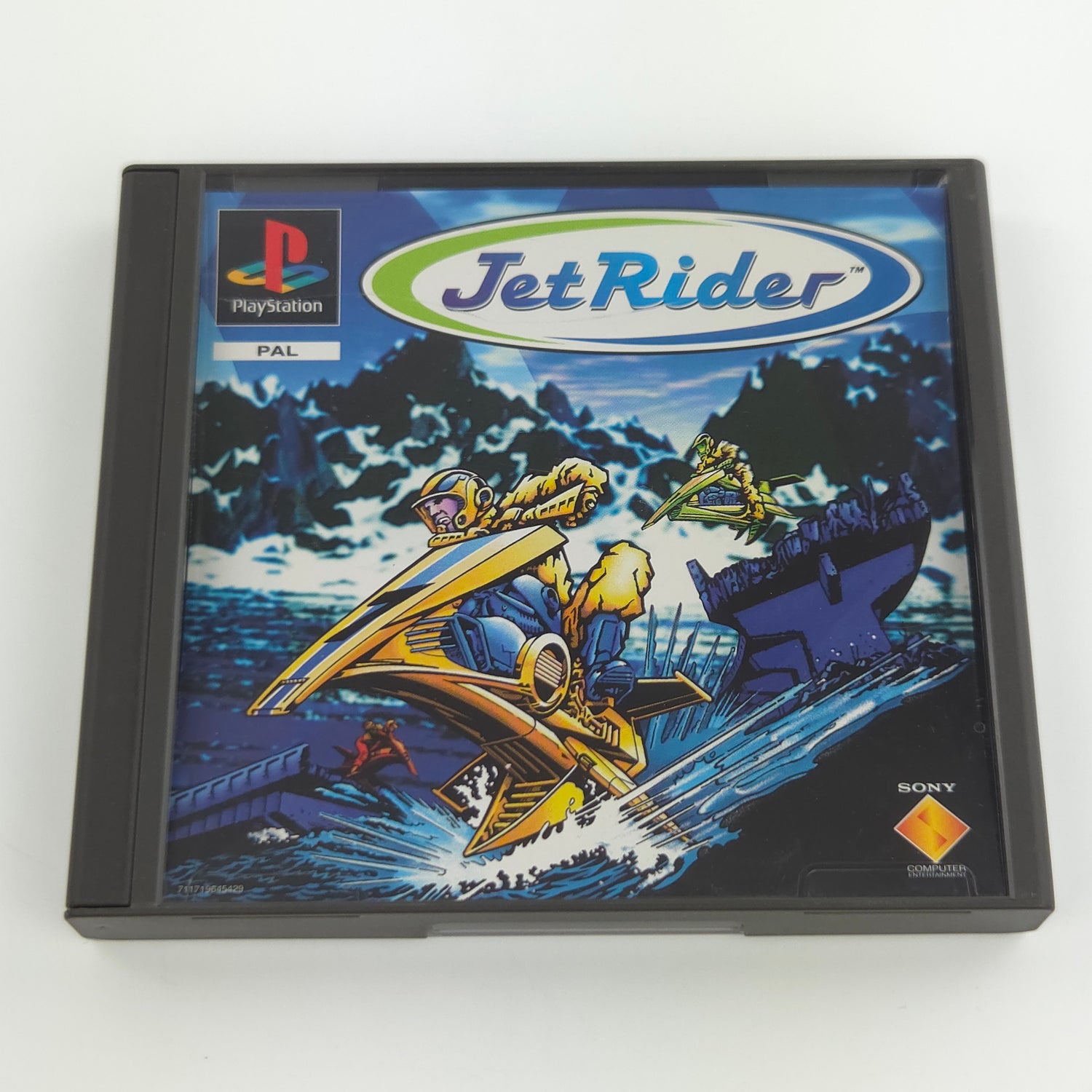 Sony Playstation 1 Spiel : Jet Rider - PS1 PSone PAL Game / CD Disk Anleit OVP