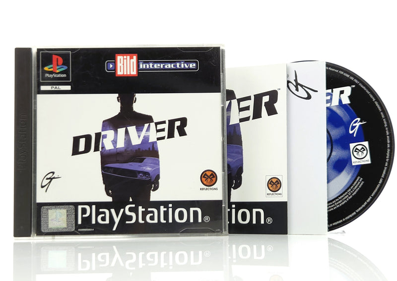 Sony Playstation 1 Spiel : Driver - PS1 PSone PAL Game / CD Disk Anleit OVP