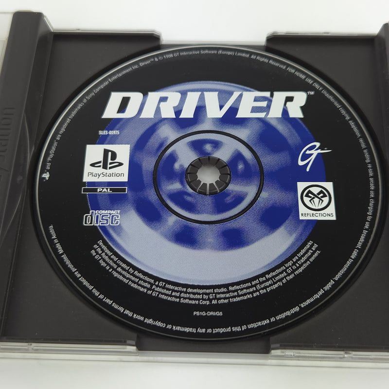 Sony Playstation 1 Spiel : Driver - PS1 PSone PAL Game / CD Disk Anleit OVP