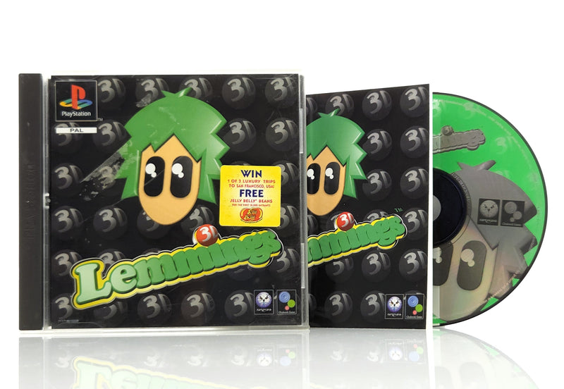 Sony Playstation 1 Spiel : 3D Lemmings - PS1 PSone PAL Game / CD Disk Anleit OVP