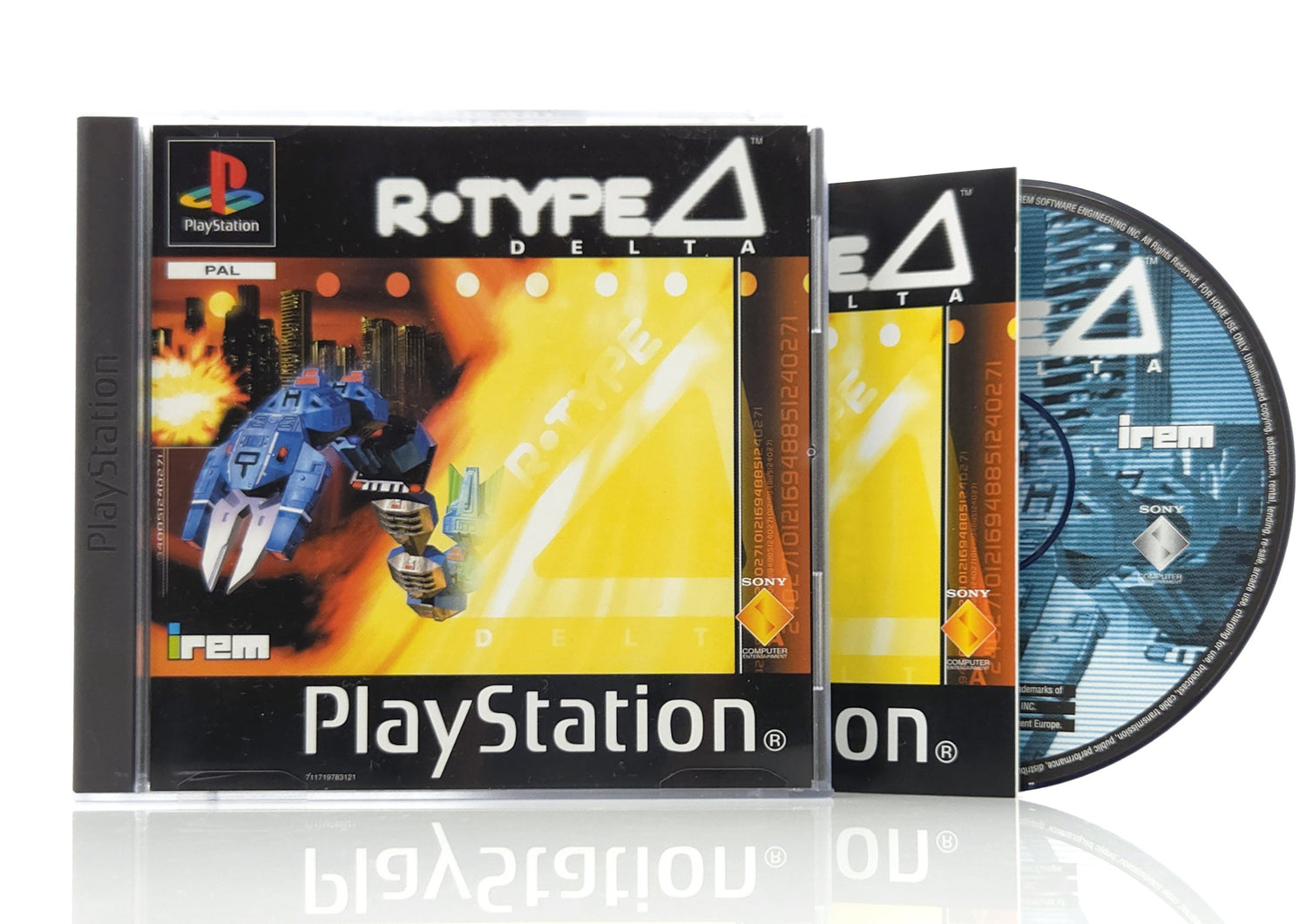Sony Playstation 1 Spiel : R Type Delta - PS1 PSone PAL Game / CD Disk Anl OVP
